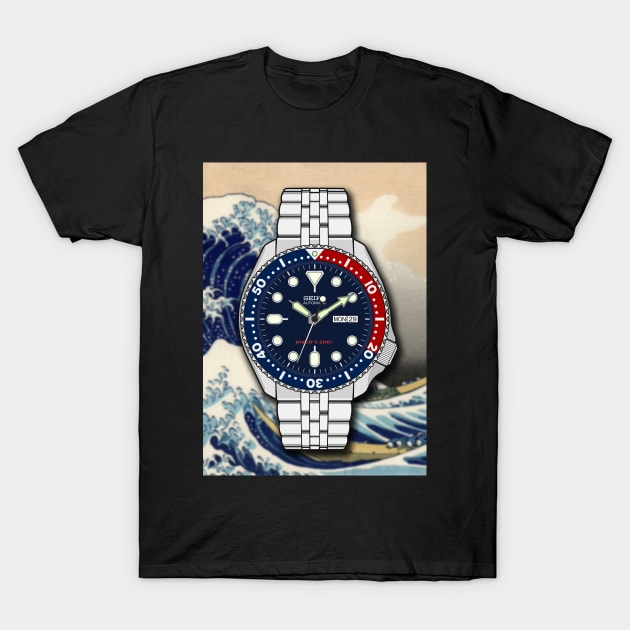 Seiko SKX Diver's Watch T-Shirt by HSDESIGNS